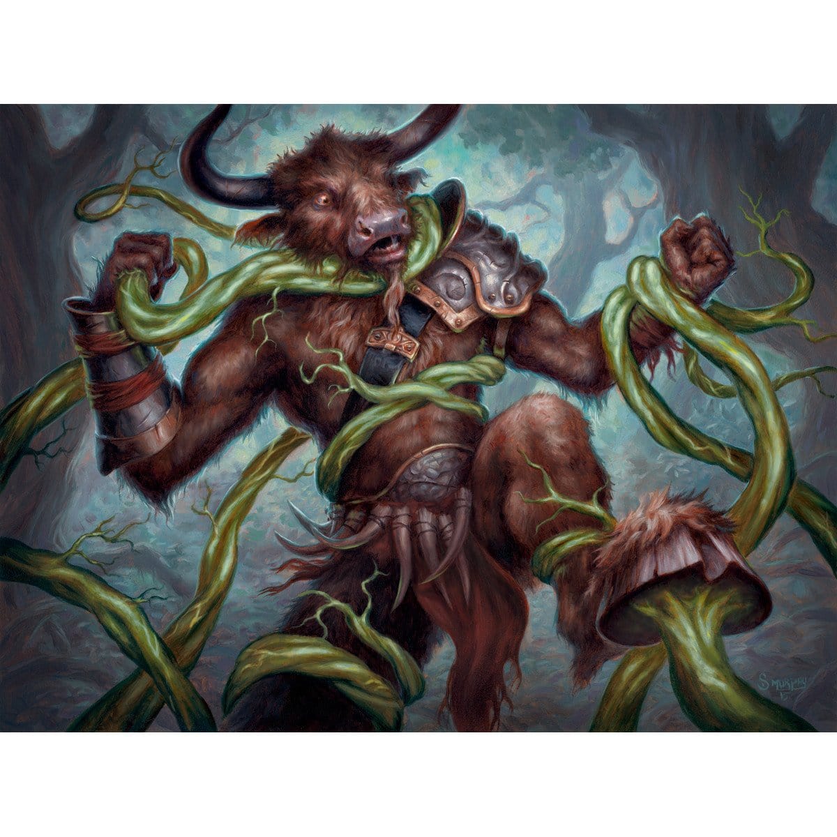 Roots Print - Print - Original Magic Art - Accessories for Magic the Gathering and other card games