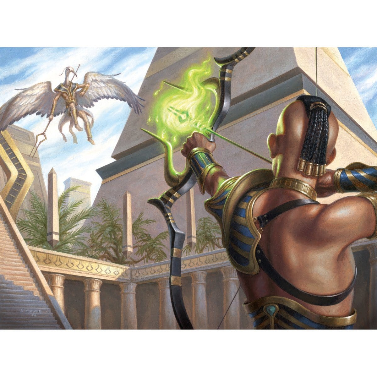 Stinging Shot Print - Print - Original Magic Art - Accessories for Magic the Gathering and other card games