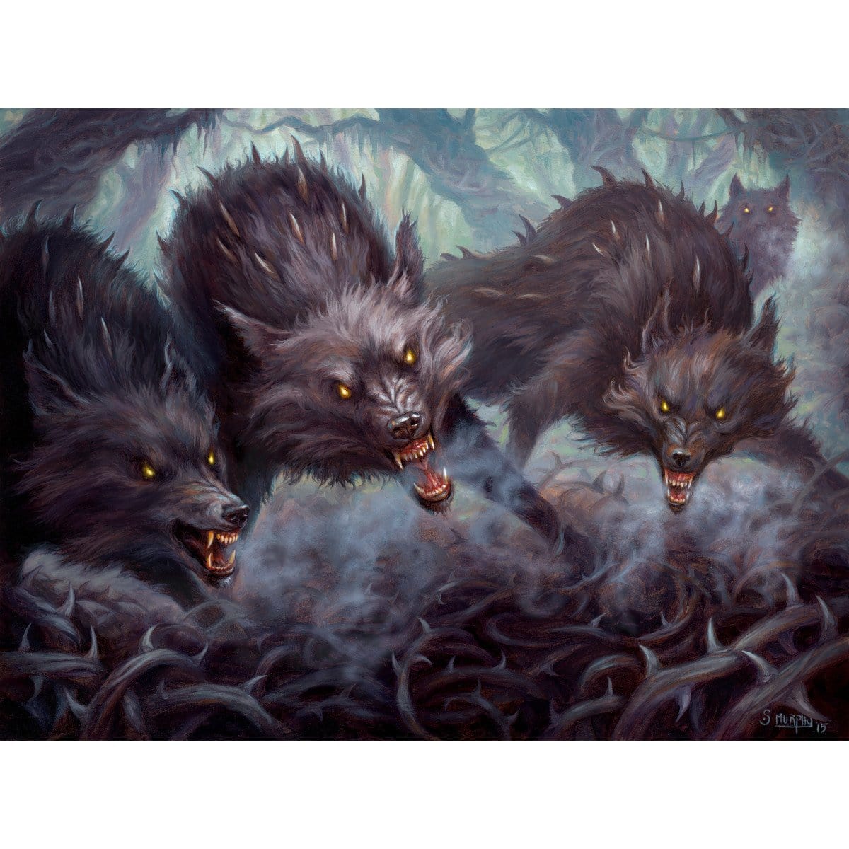 Thornhide Wolves Print - Original Magic Art Thornhide Wolves Print - Original Magic Art