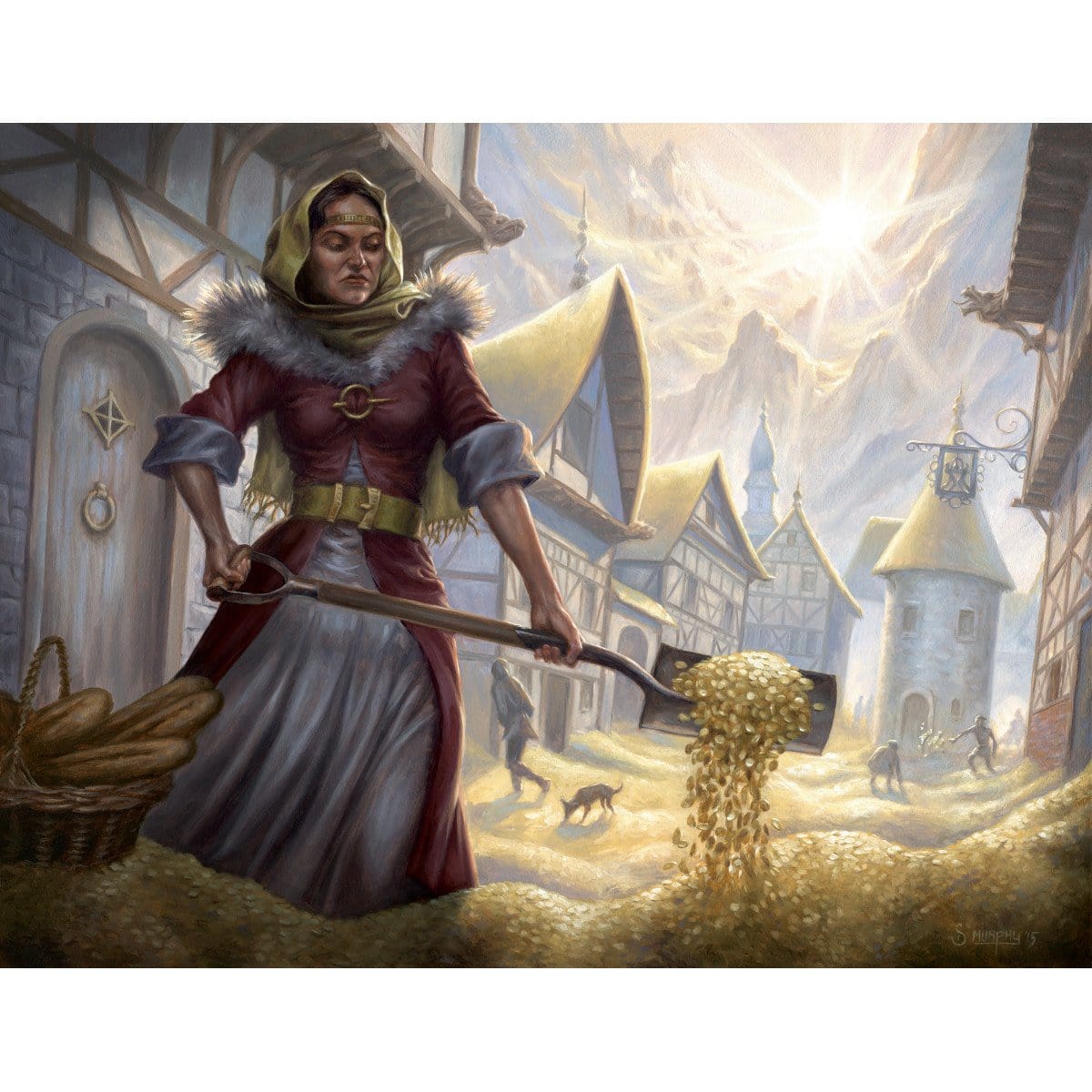 Windfall Print - Print - Original Magic Art - Accessories for Magic the Gathering and other card games