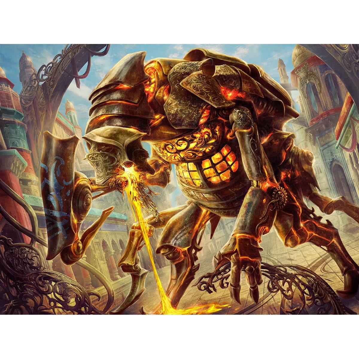 Scrapheap Scrounger Print - Print - Original Magic Art - Accessories for Magic the Gathering and other card games