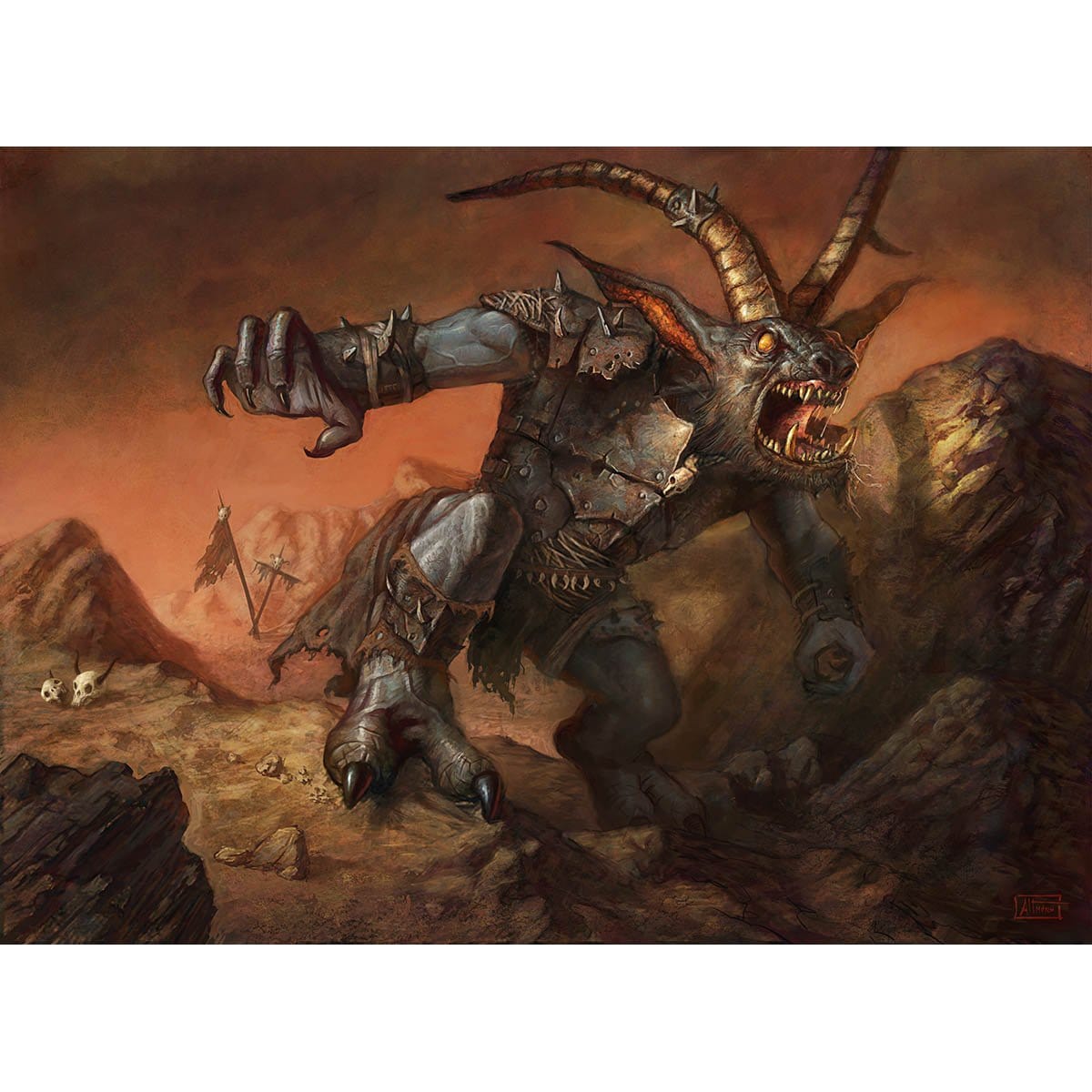 Scuzzback Scrapper Print - Print - Original Magic Art - Accessories for Magic the Gathering and other card games