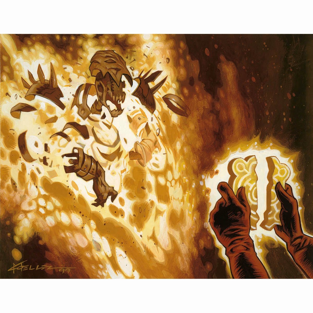 Seal of Cleansing Print - Print - Original Magic Art - Accessories for Magic the Gathering and other card games