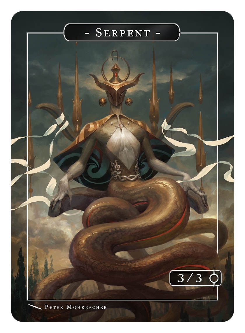 Serpent Token (3/3) by Peter Mohrbacher