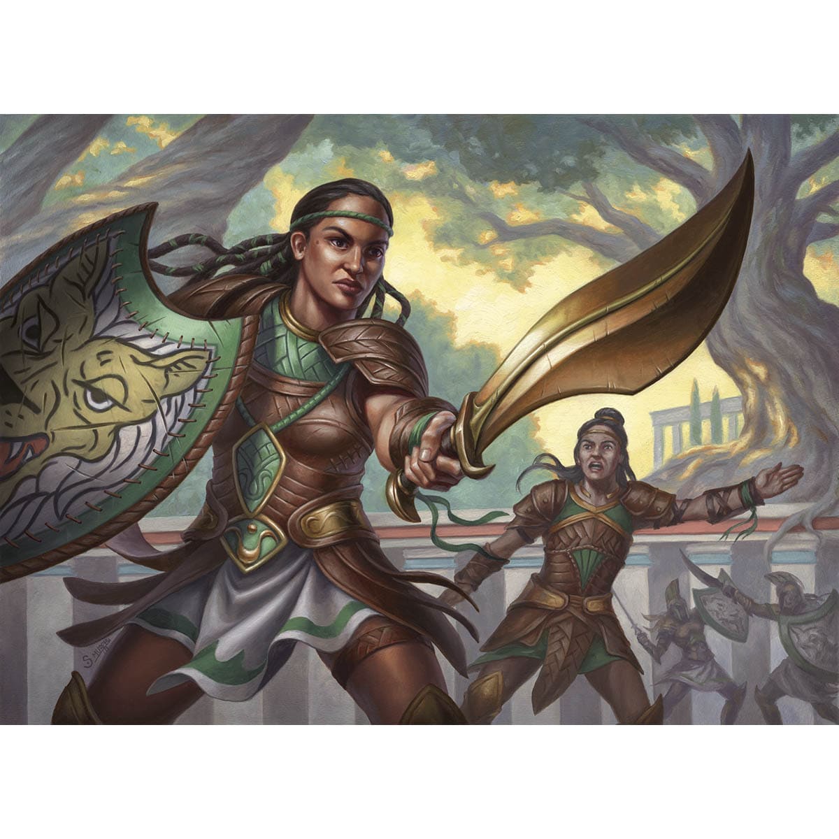 Setessan Training Print - Print - Original Magic Art - Accessories for Magic the Gathering and other card games