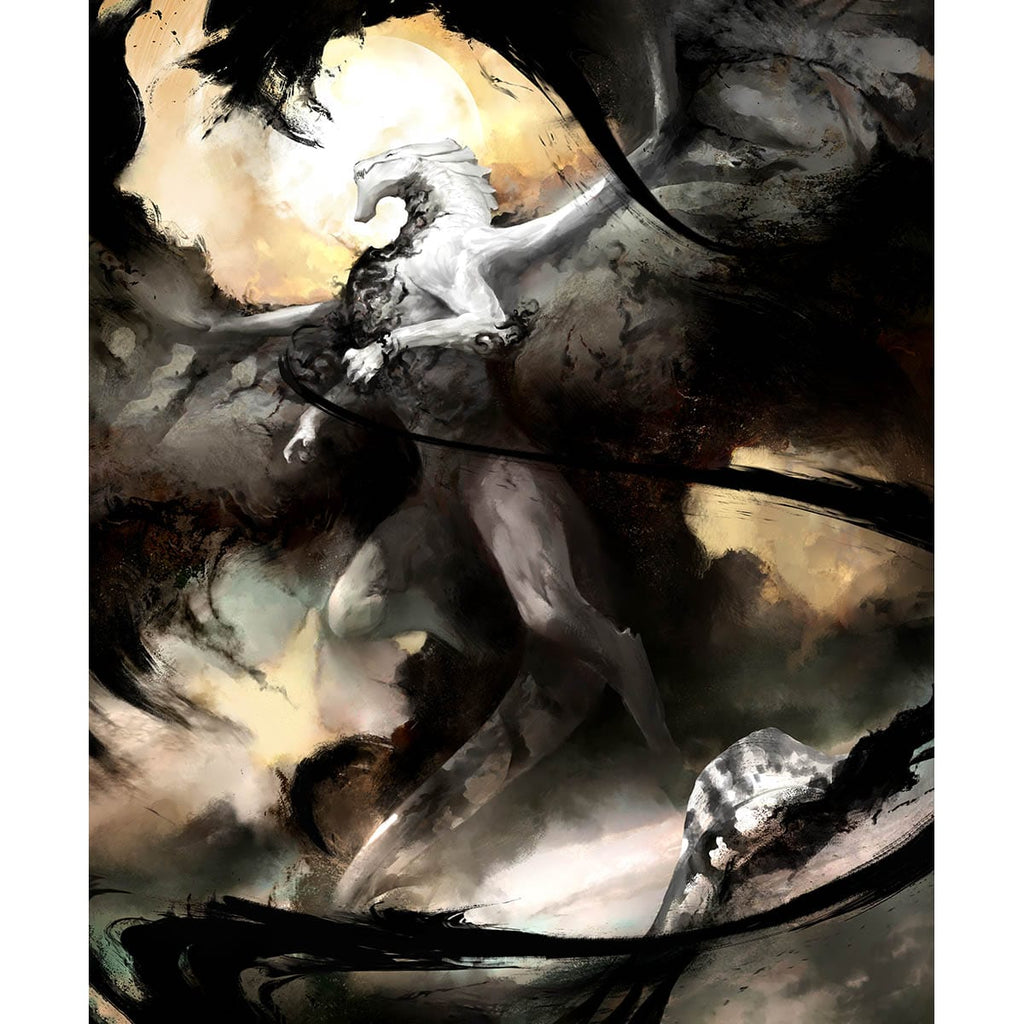 MTG シャドリクス・シルバークイル Foil 全面アート ロシア語 Shadrix Silverquill Print - Original Magic Art