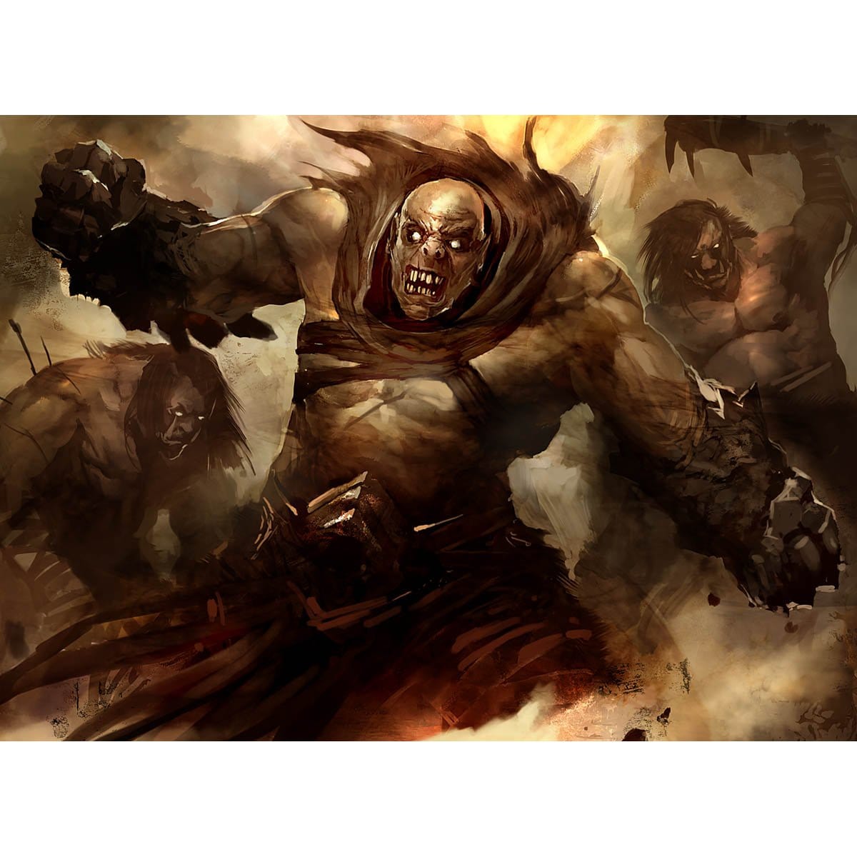 Shatterskull Giant Print - Print - Original Magic Art - Accessories for Magic the Gathering and other card games