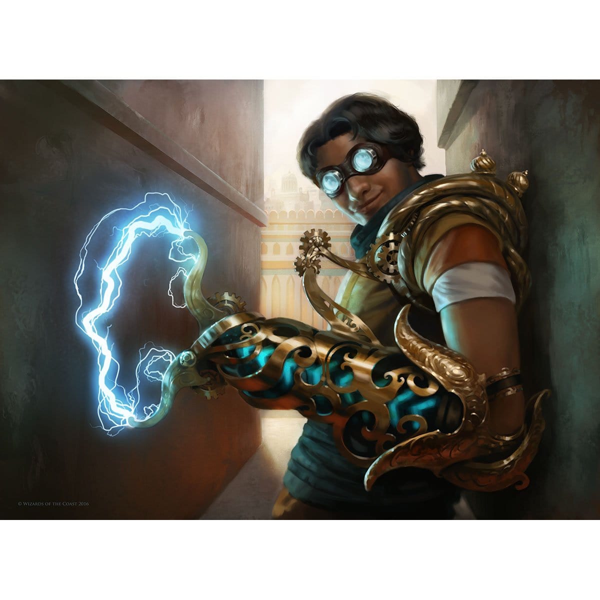 Shock Print - Print - Original Magic Art - Accessories for Magic the Gathering and other card games