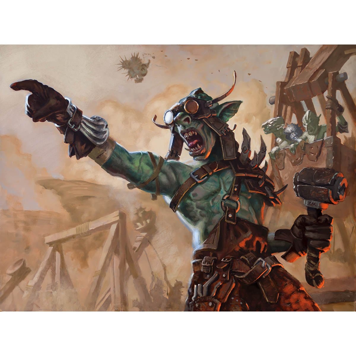 Siege-Gang Commander Print - Print - Original Magic Art - Accessories for Magic the Gathering and other card games