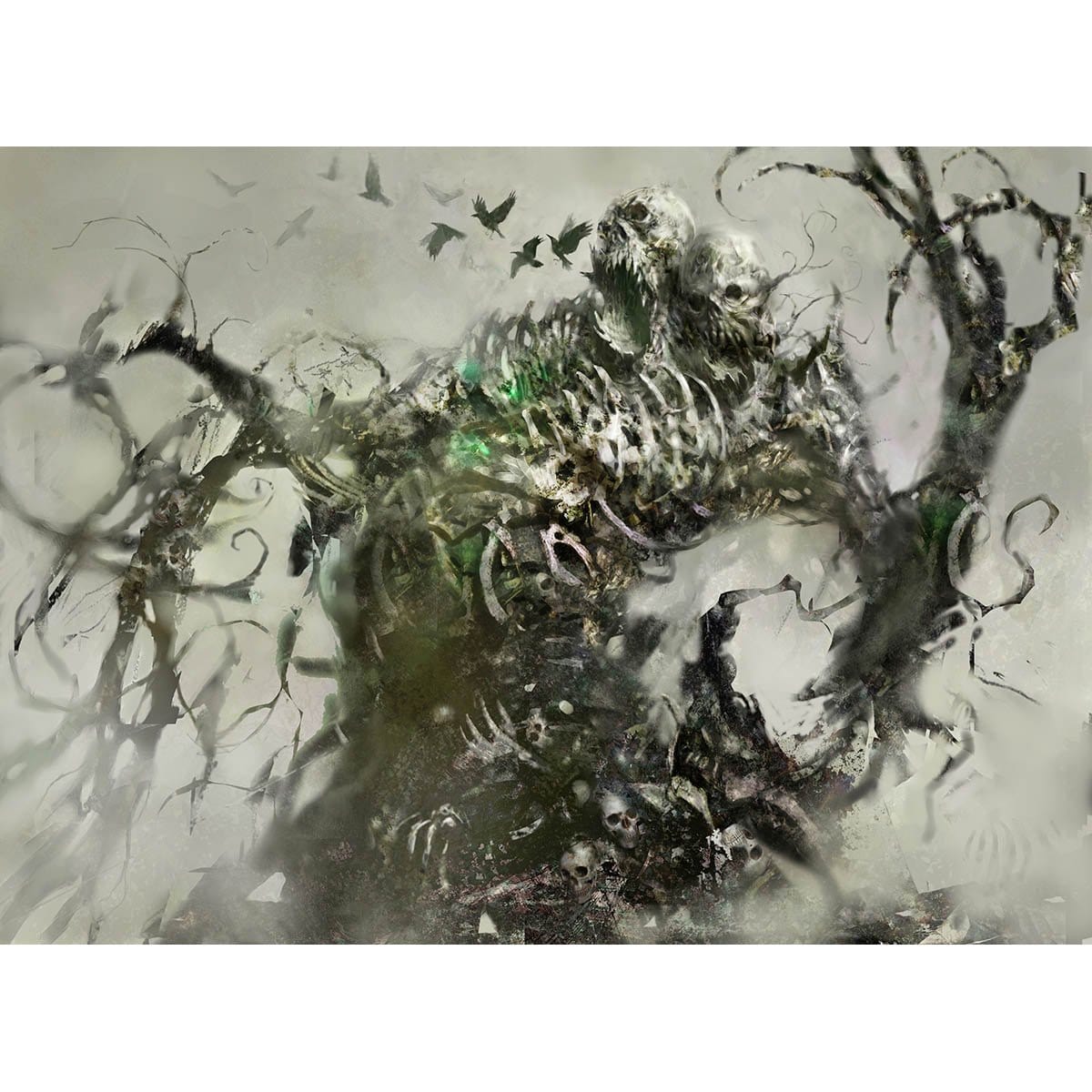 Skullbriar, the Walking Grave Print - Print - Original Magic Art - Accessories for Magic the Gathering and other card games