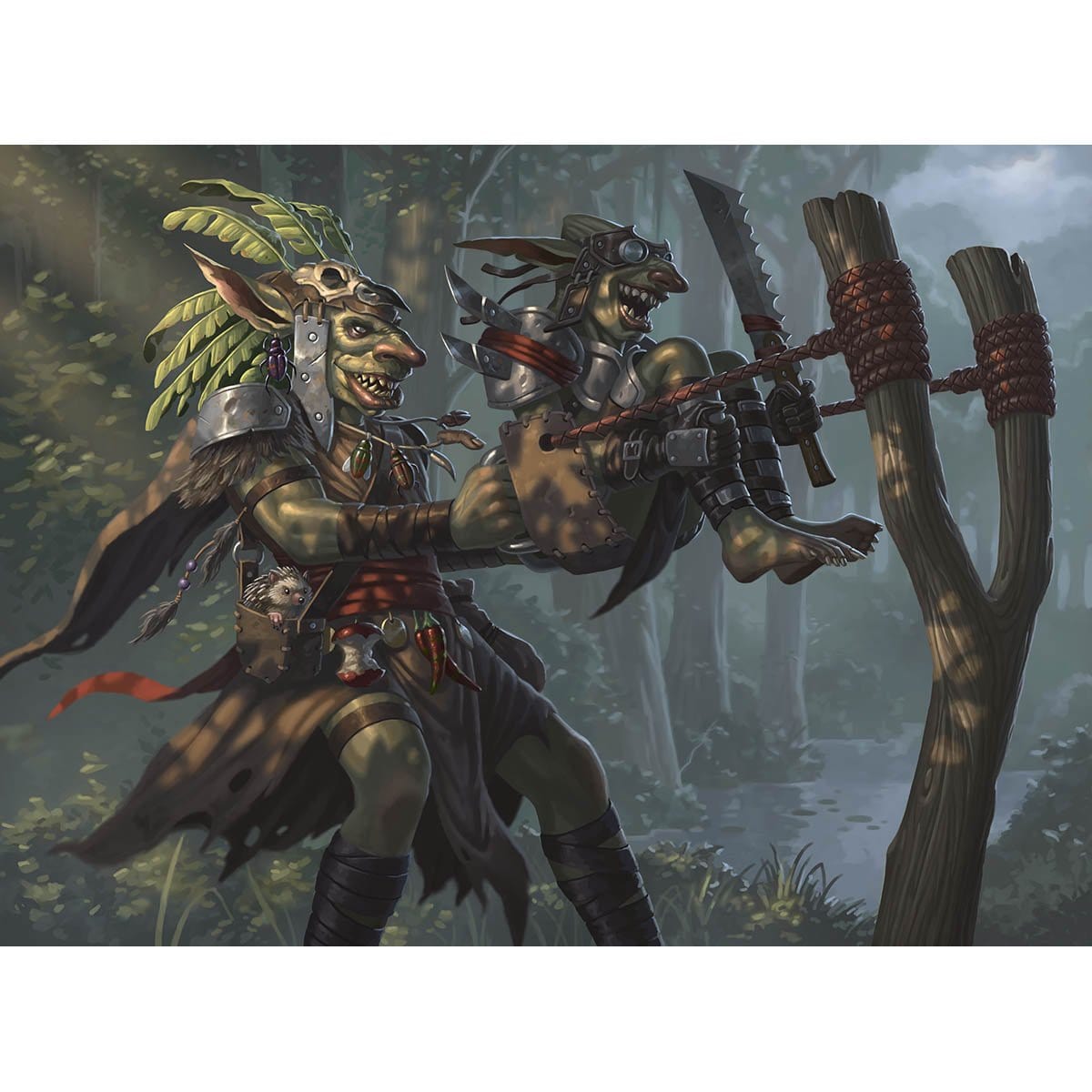 SlingGang Lieutenant Print Original Magic Art