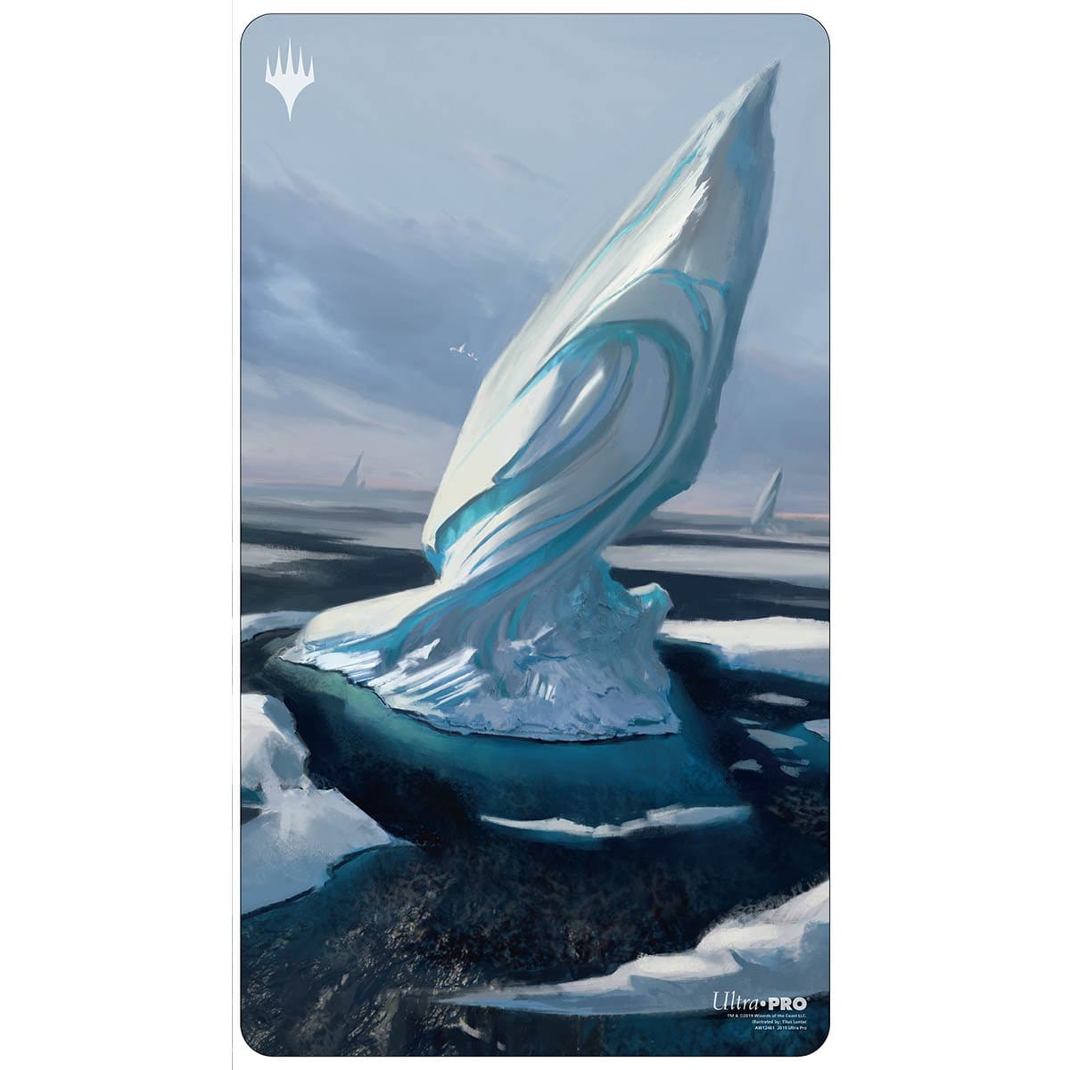 Snow-Covered Island Playmat - Playmat - Original Magic Art - Accessories for Magic the Gathering and other card games