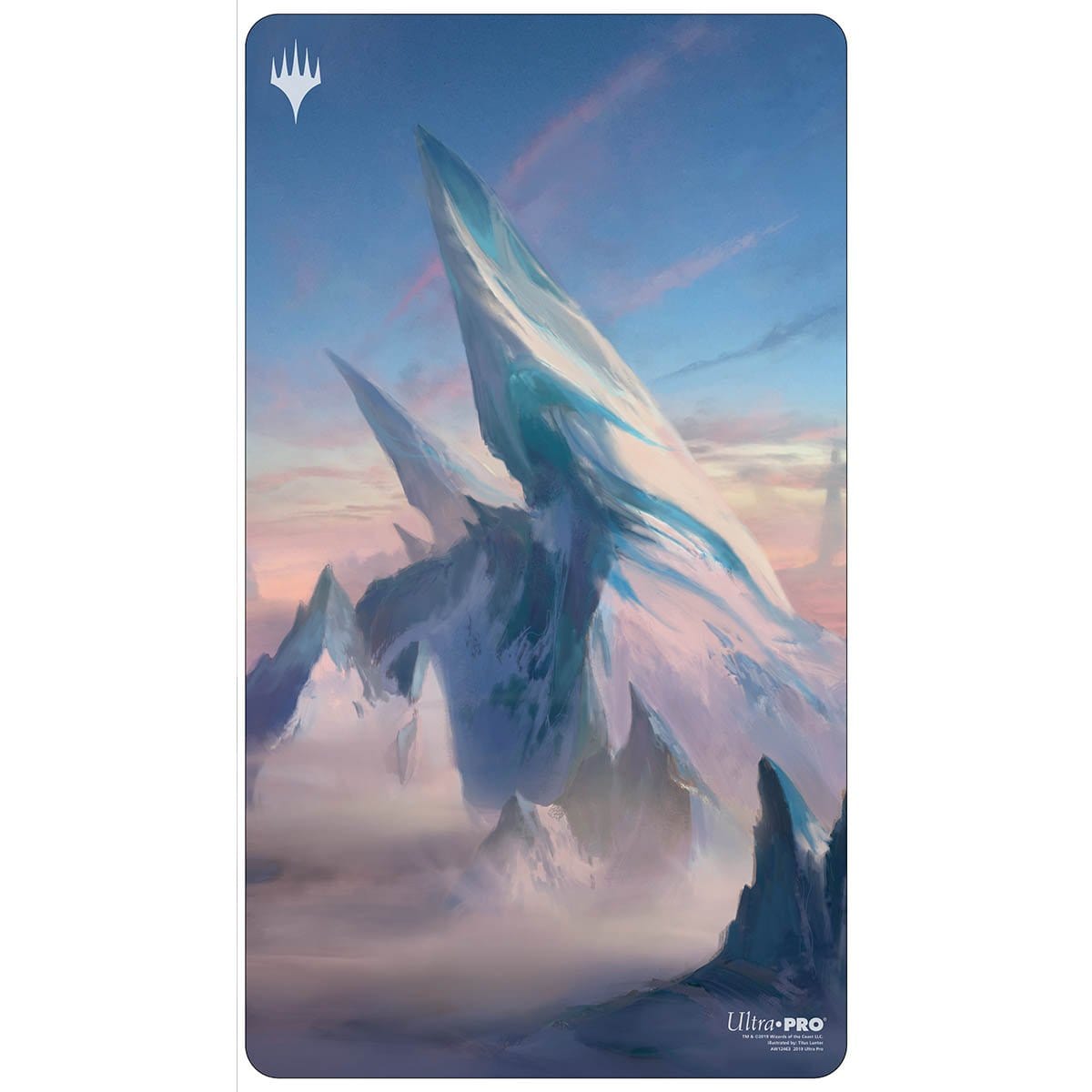 Snow-Covered Mountain Playmat - Original Magic Art Snow-Covered Mountain Playmat - Original Magic Art