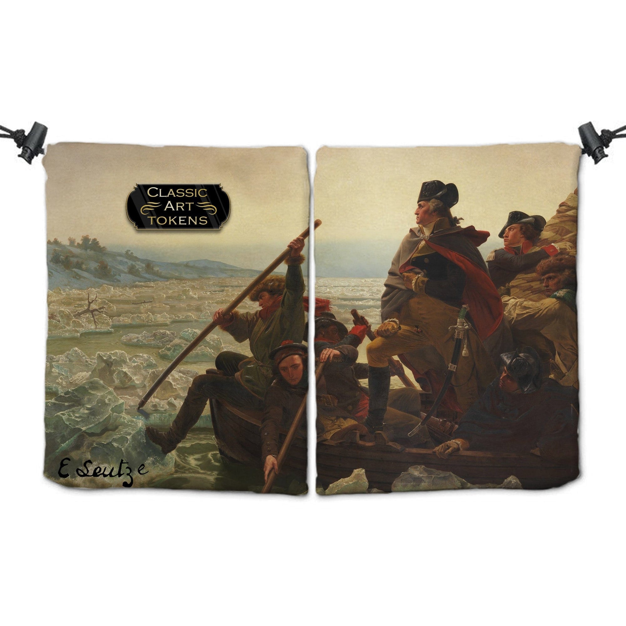 Soldier Dice Bag by Emanuel Leutze - Dice Bag - Original Magic Art - Accessories for Magic the Gathering and other card games