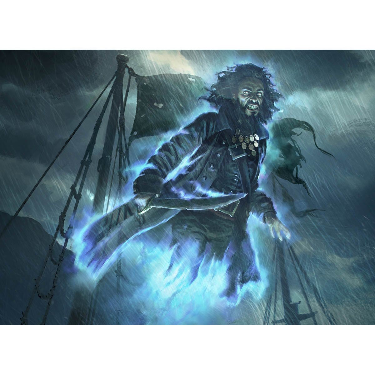 Spectral Sailor Print - Print - Original Magic Art - Accessories for Magic the Gathering and other card games