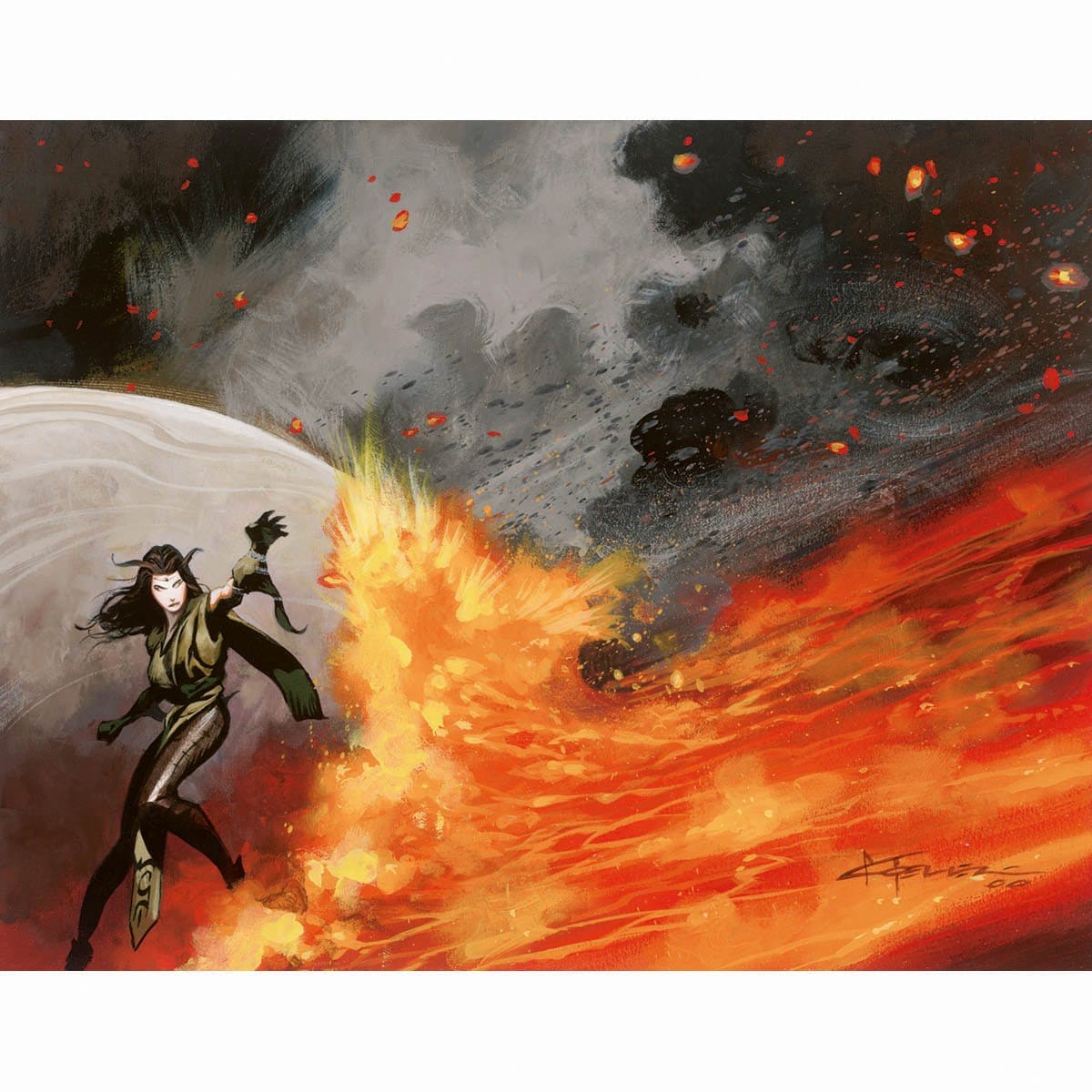 Sphere of Law Print - Print - Original Magic Art - Accessories for Magic the Gathering and other card games