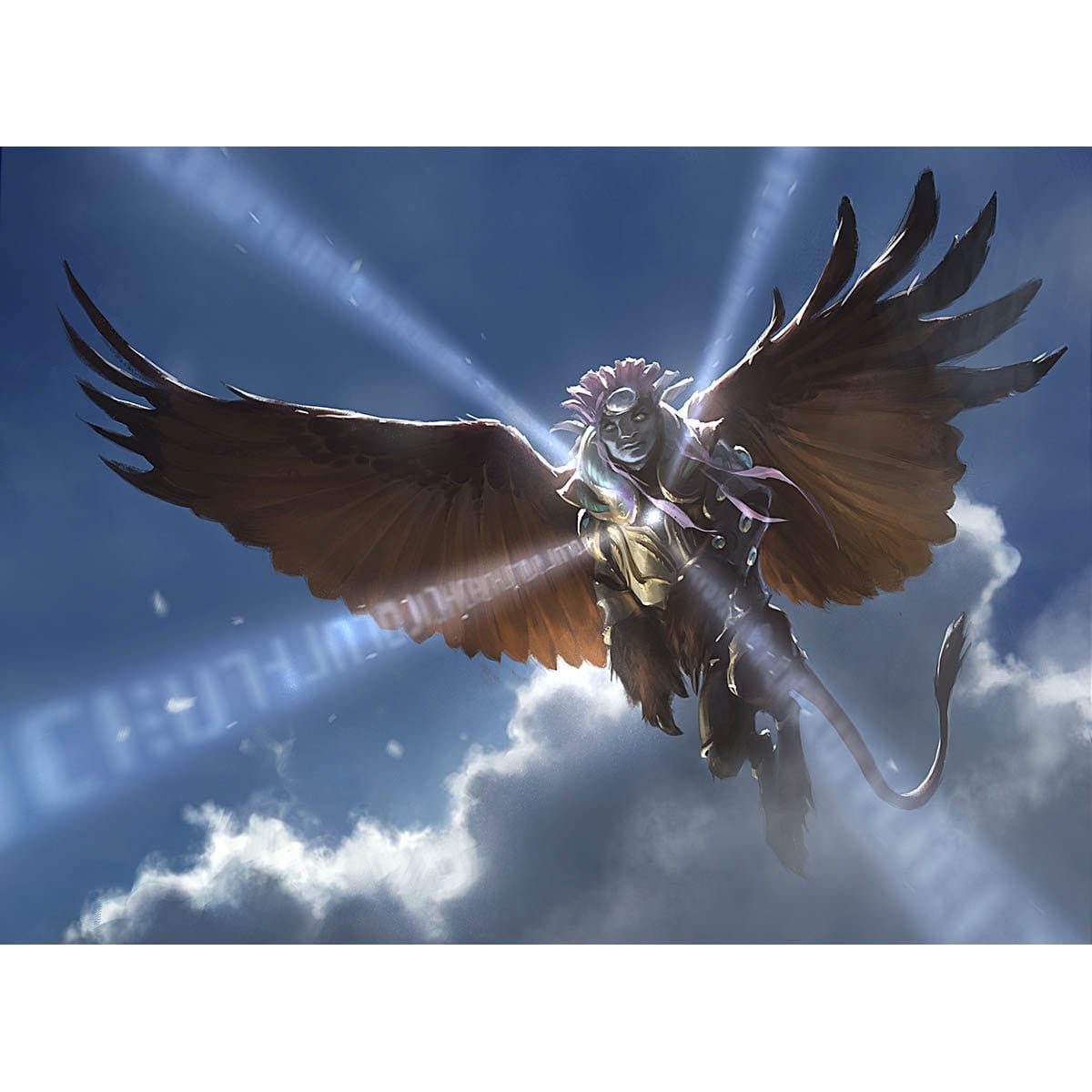 Sphinx&#39;s Revelation Print - Print - Original Magic Art - Accessories for Magic the Gathering and other card games