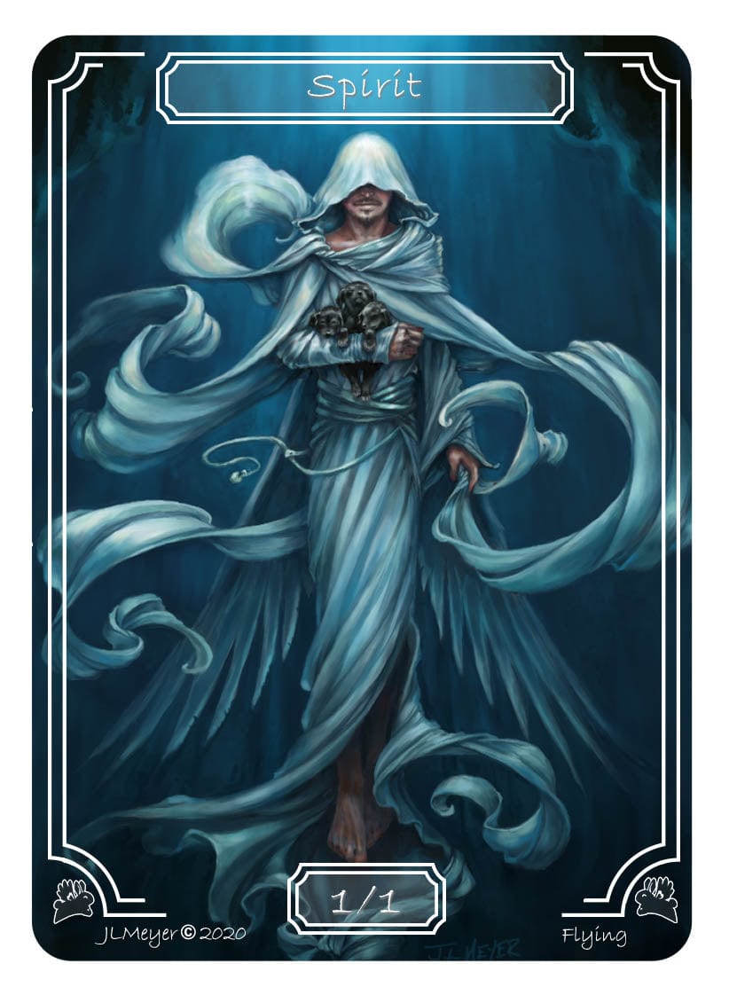 mtg spirit token cards Spirit Token (1/1