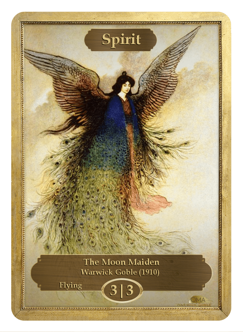 Spirit Token (3/3 - Flying) by Warwick Goble