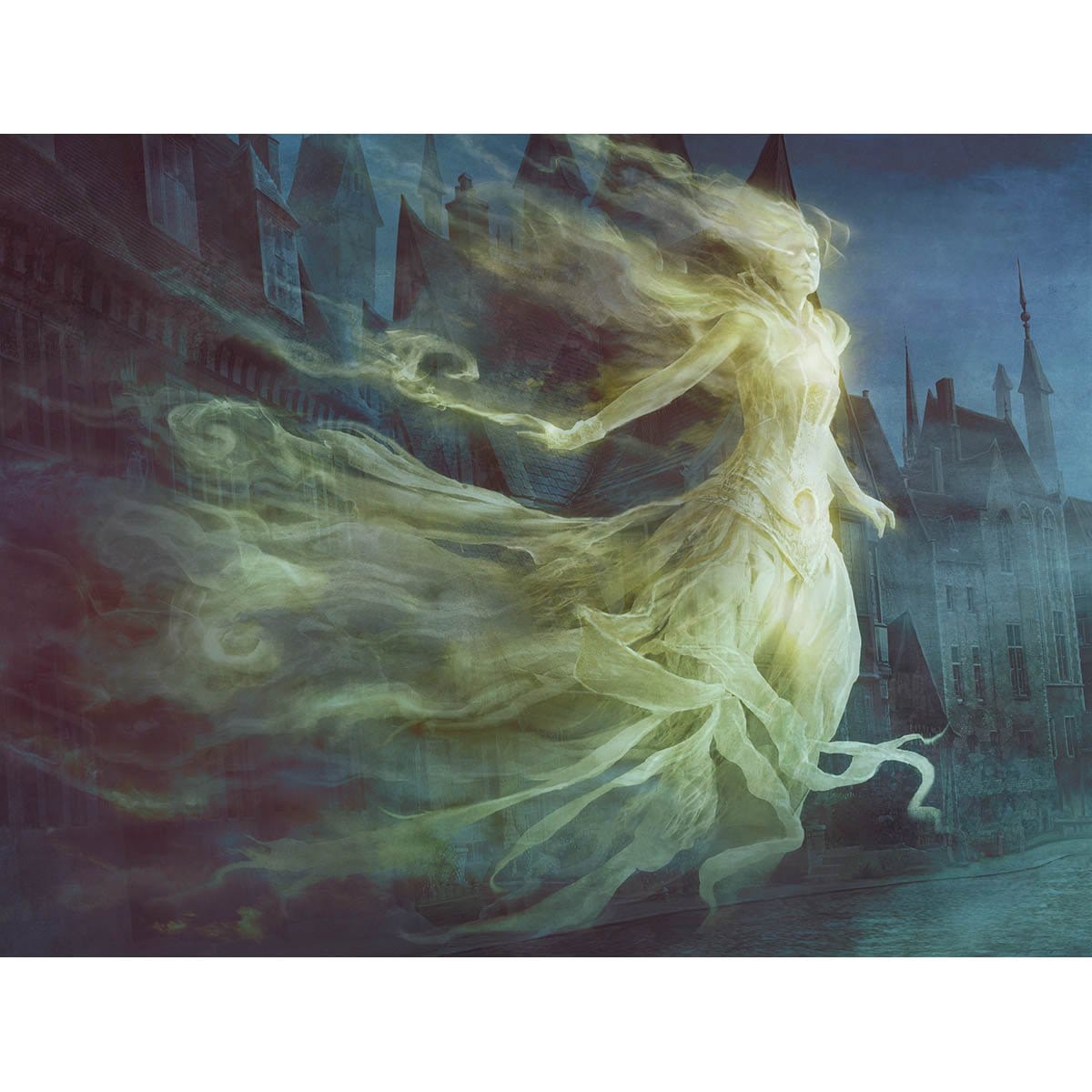 Spirit Token Print - Print - Original Magic Art - Accessories for Magic the Gathering and other card games