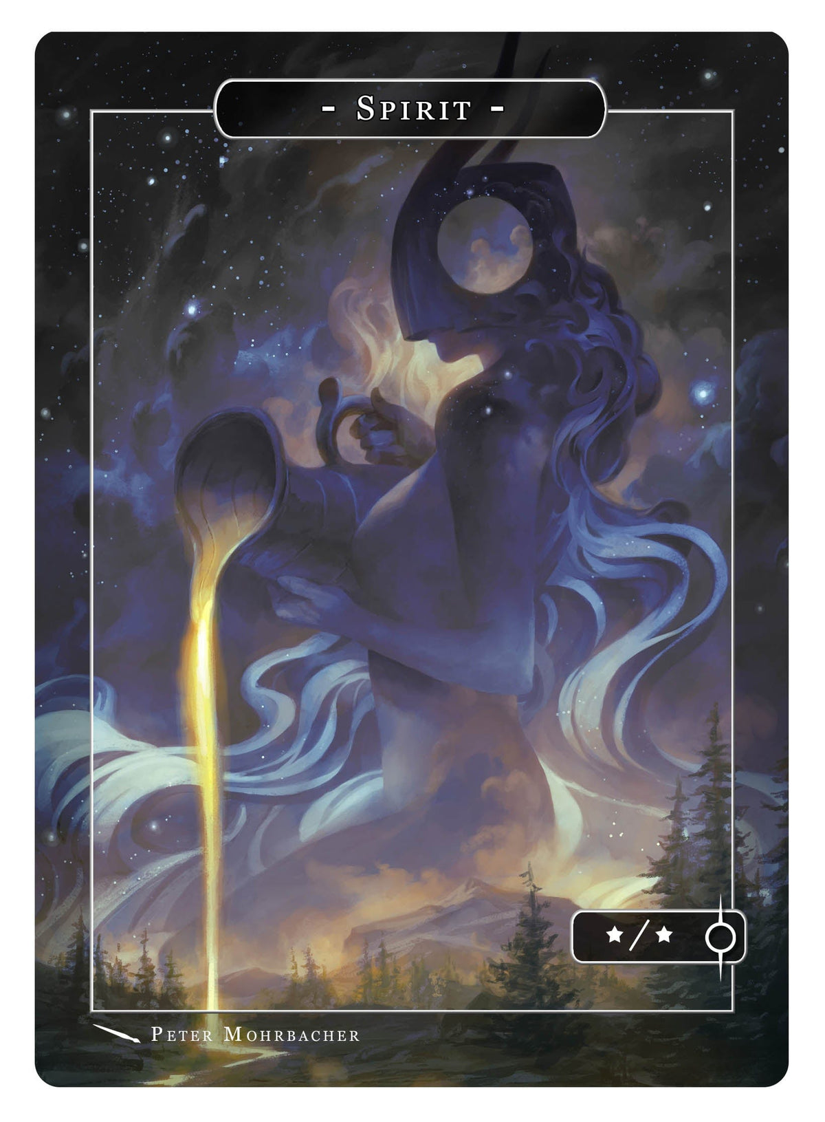 Spirit Token (*/*) by Peter Mohrbacher