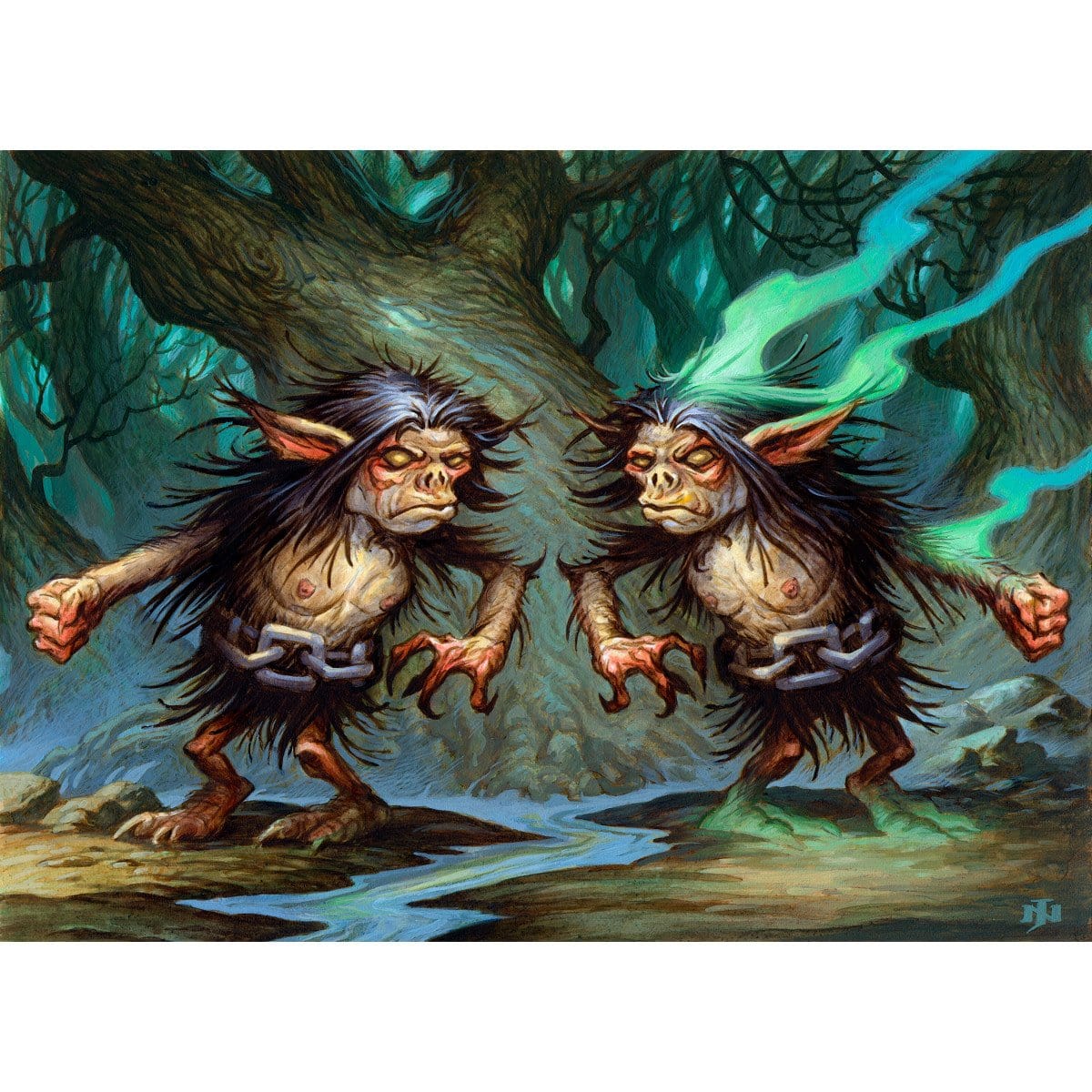 Spitting Image Print - Print - Original Magic Art - Accessories for Magic the Gathering and other card games