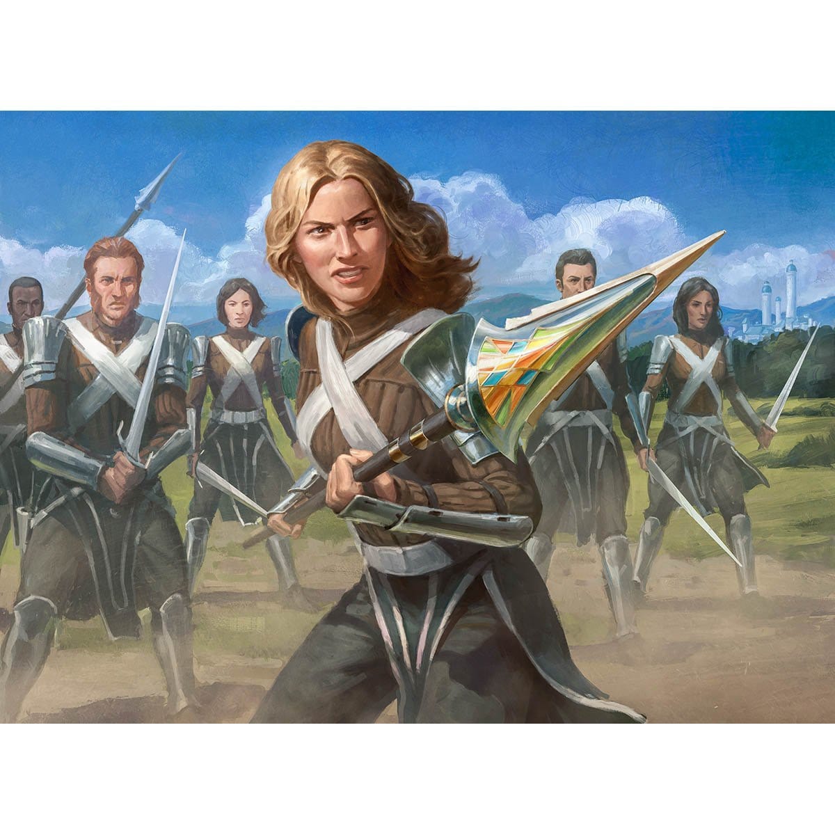 Squad Captain Print - Print - Original Magic Art - Accessories for Magic the Gathering and other card games