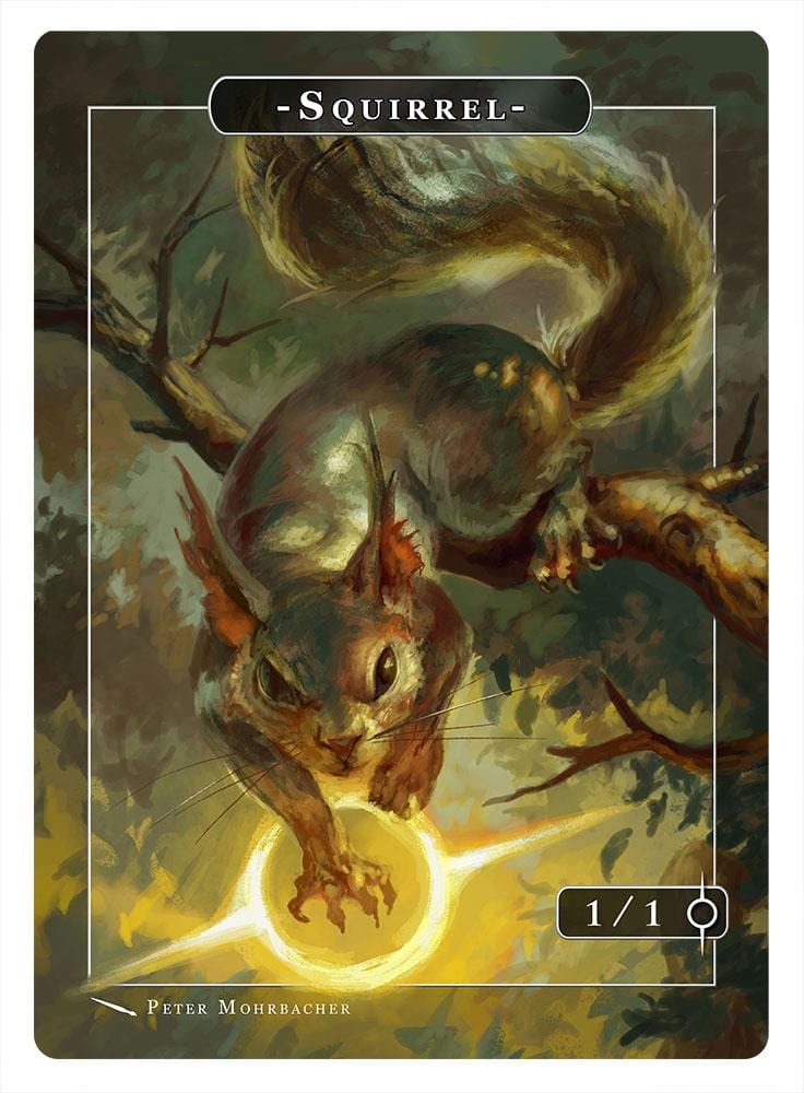 Squirrel Token (1/1) by Peter Mohrbacher Squirrel Token (1/1) by Peter Mohrbacher