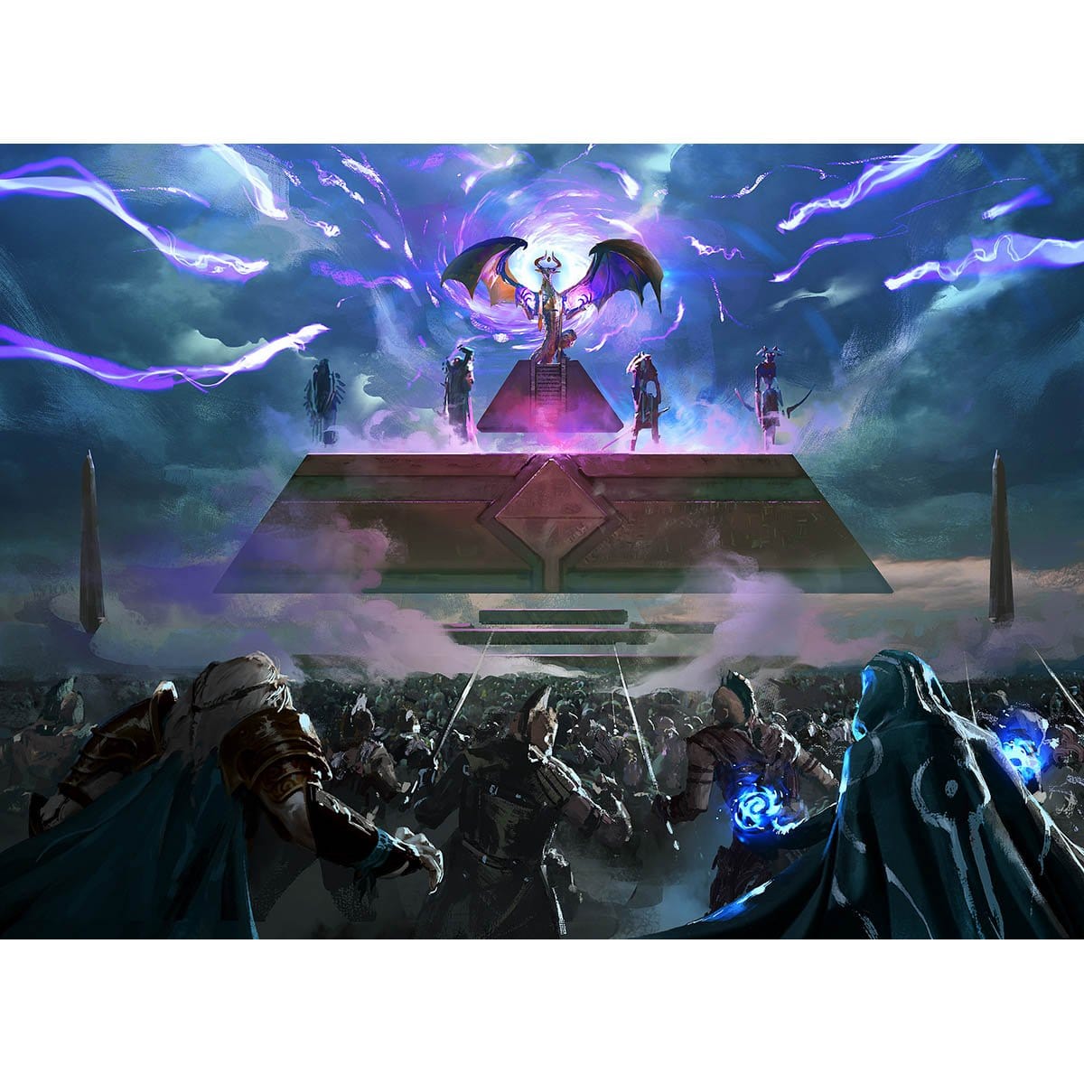 Storm the Citadel Print - Print - Original Magic Art - Accessories for Magic the Gathering and other card games