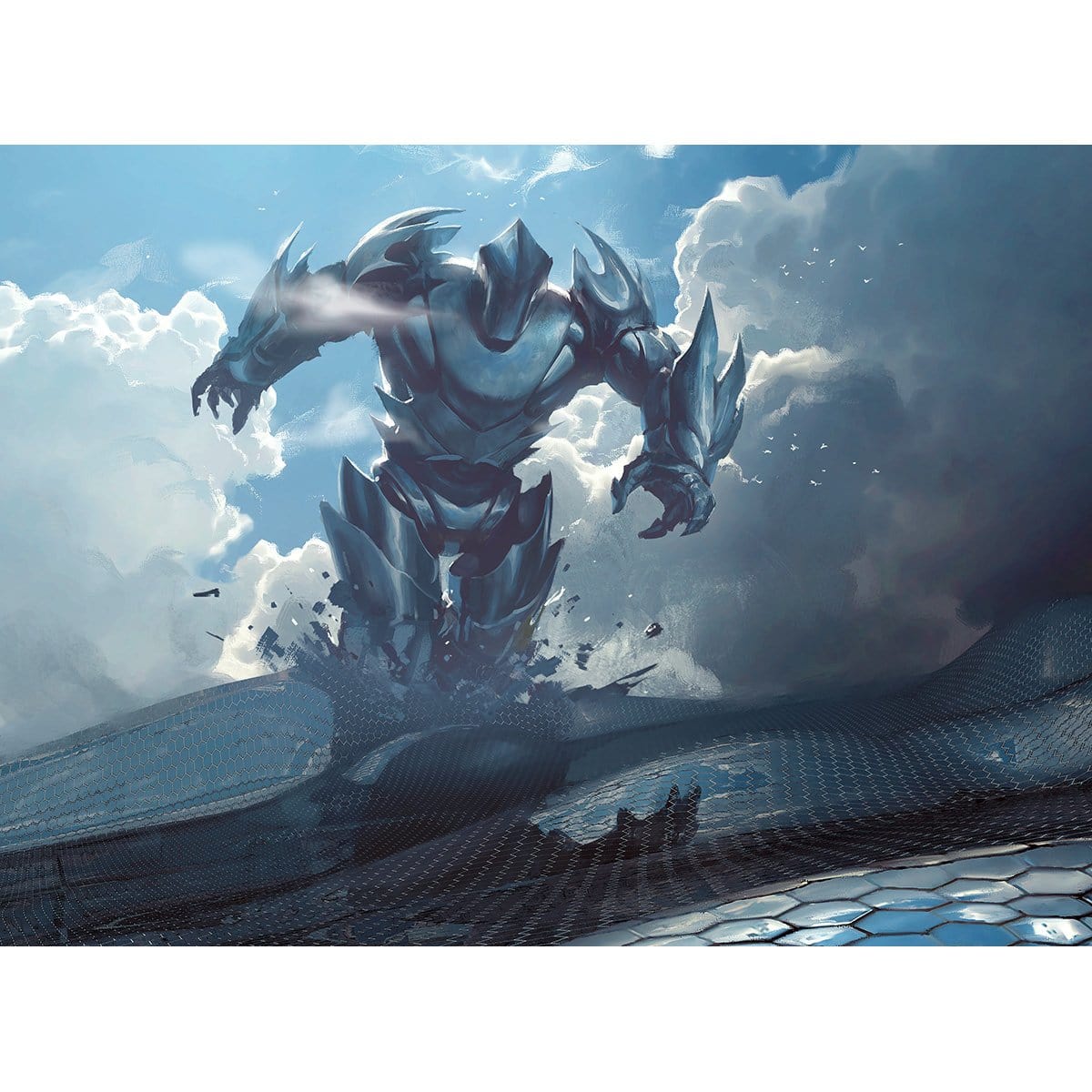 Sundering Titan Print - Print - Original Magic Art - Accessories for Magic the Gathering and other card games