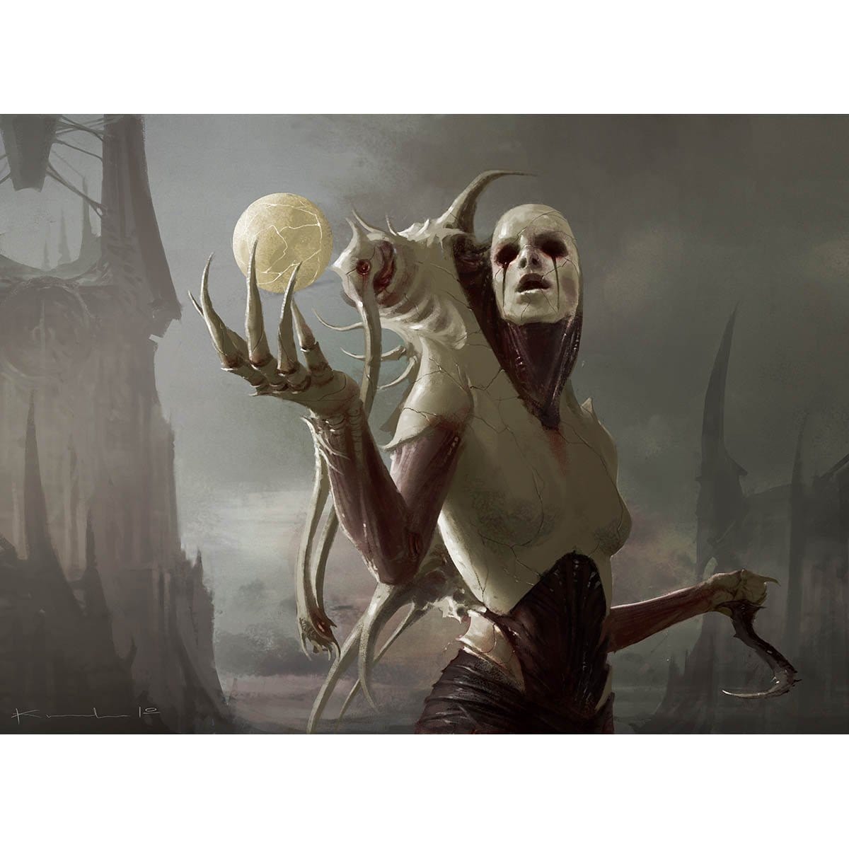 mtg phyrexia art cards Despise (New Phyrexia) Artist Proof White-backed Card Terese Nielsen New phyrexia art is amazing