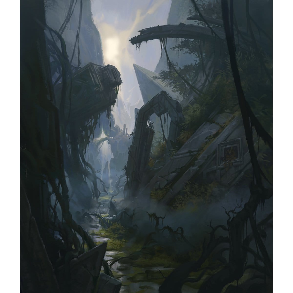 Swamp (Zendikar Rising) Print