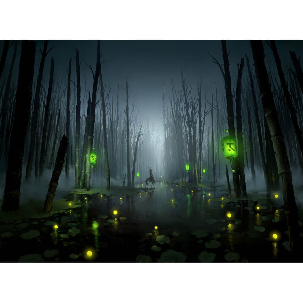Swamp (Kamigawa: Neon Dynasty) Print