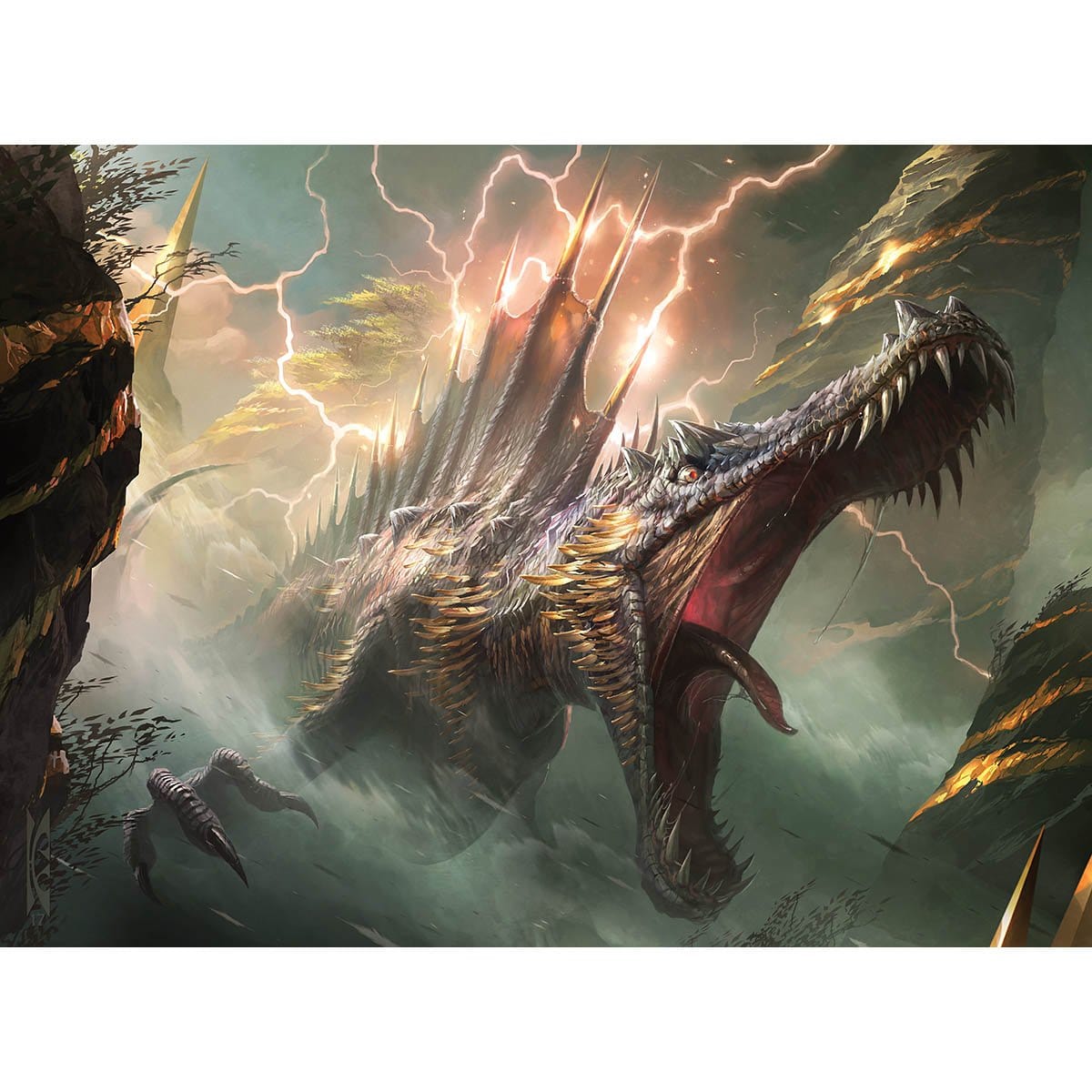 Etali, Primal Storm Print Original Magic Art