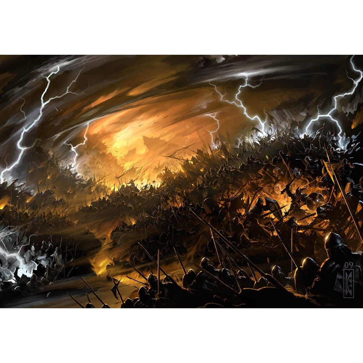 Immersturm Print - Print - Original Magic Art - Accessories for Magic the Gathering and other card games