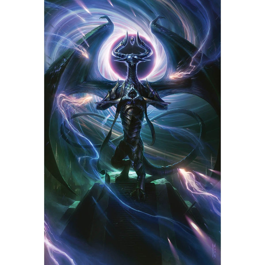 Magic The Gathering Nicol Bolas アートプリント Nicol Bolas, Dragon-God Print - Original Magic Art
