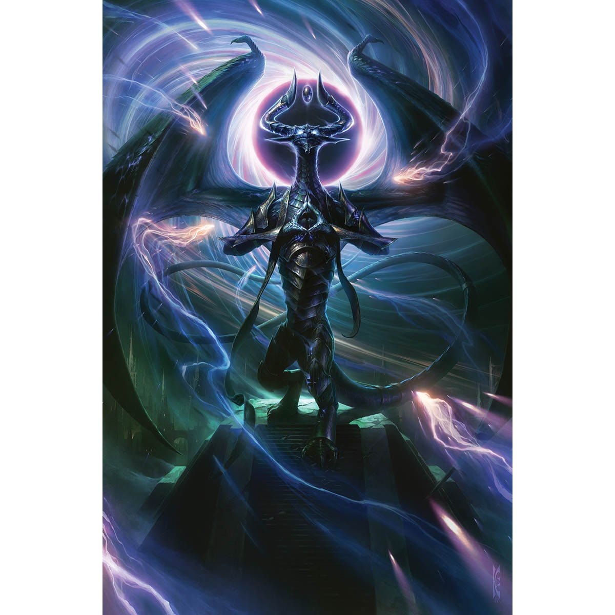 Nicol Bolas, Dragon-God Print - Original Magic Art Nicol Bolas, Dragon-God Print - Original Magic Art