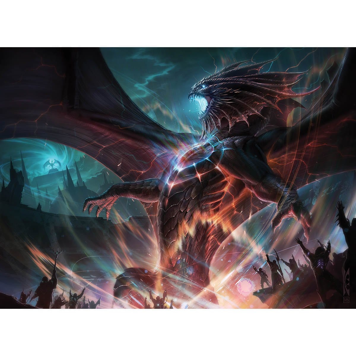 Niv-Mizzet, Reborn Print - Original Magic Art Niv-Mizzet, Reborn Print - Original Magic Art