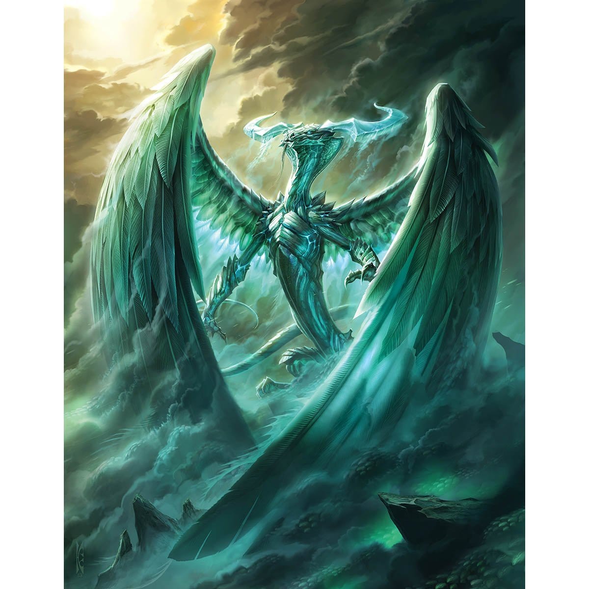 Ugin, the Spirit Dragon Print - Original Magic Art Ugin, the Spirit Dragon Print - Original Magic Art