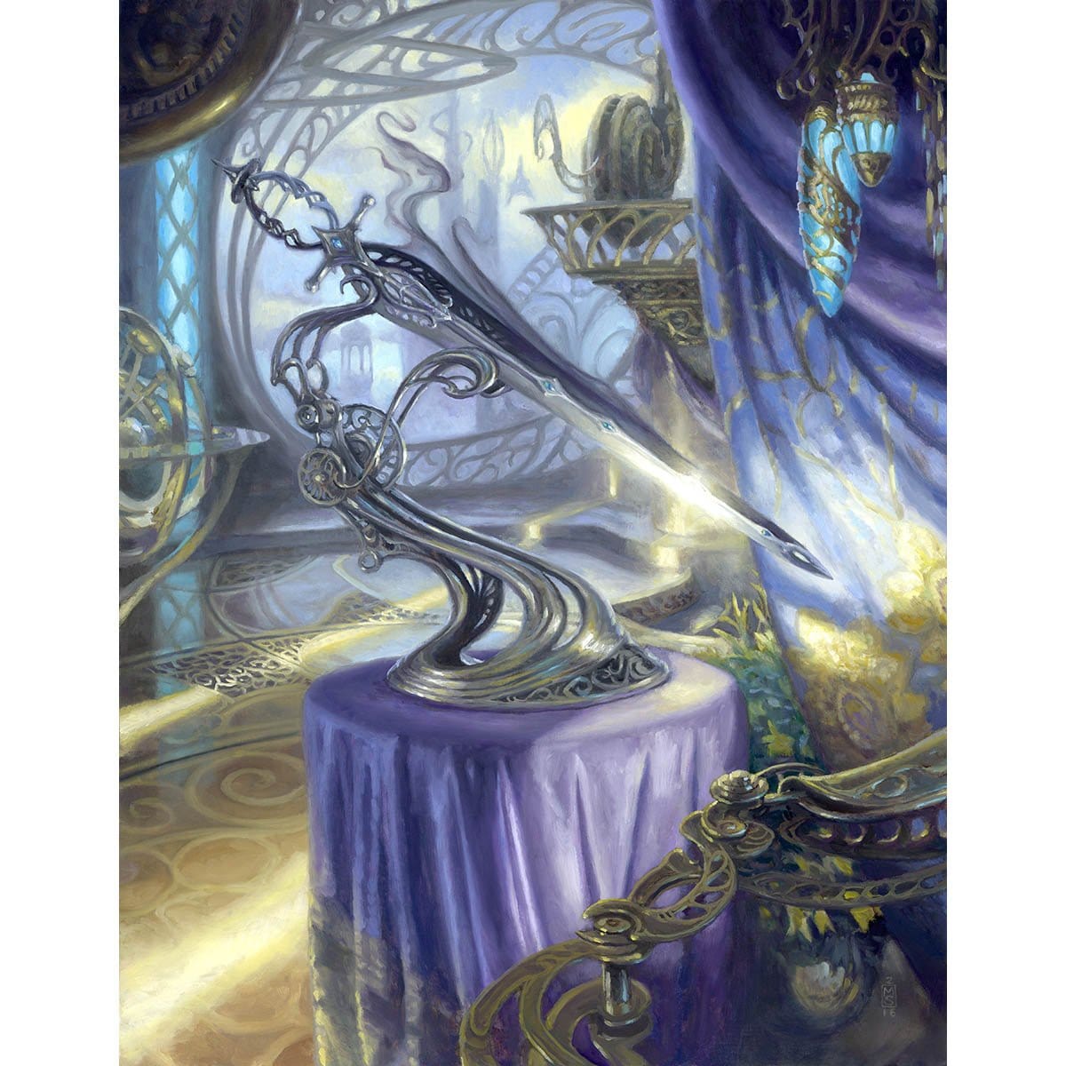 Sword of Light and Shadow Print - Print - Original Magic Art - Accessories for Magic the Gathering and other card games