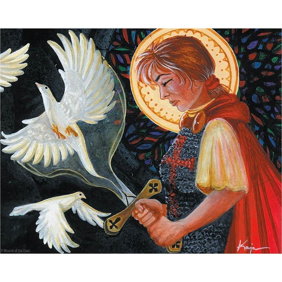 Swords to Plowshares Print Original Magic Art