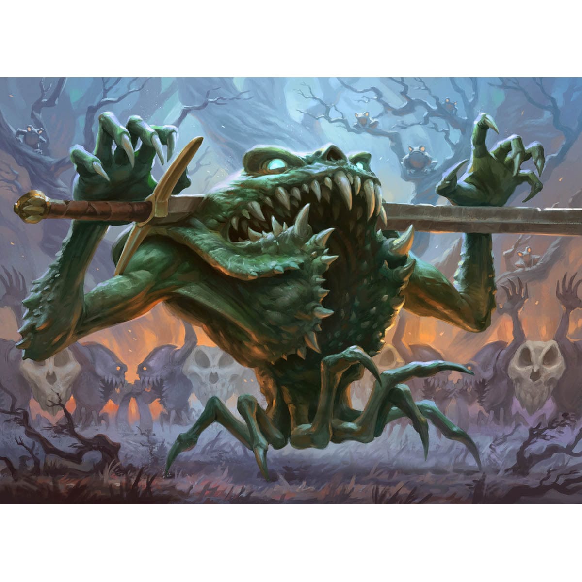 Swords to Plowshares Print Original Magic Art