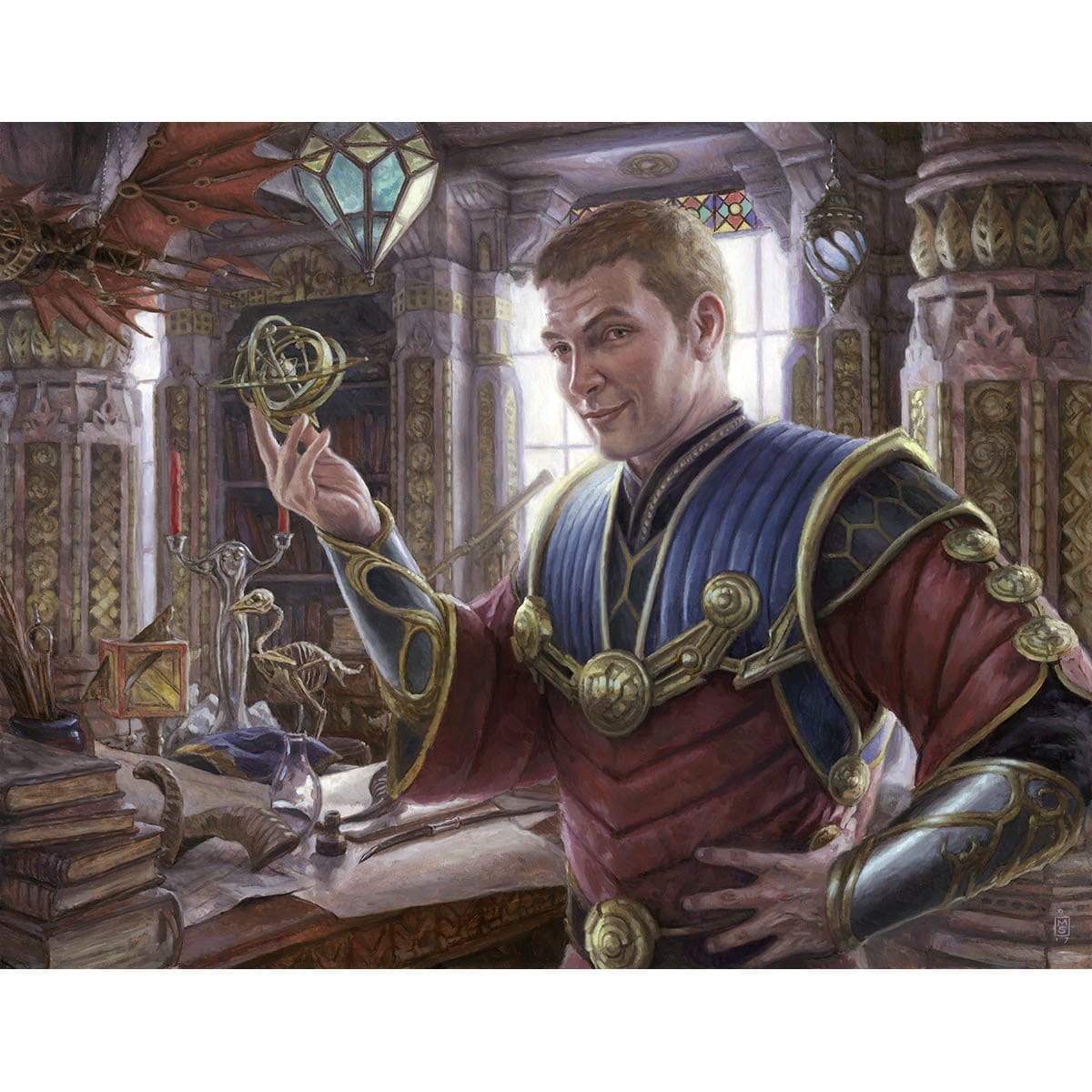 Tawnos, Urza&#39;s Apprentice Print - Print - Original Magic Art - Accessories for Magic the Gathering and other card games