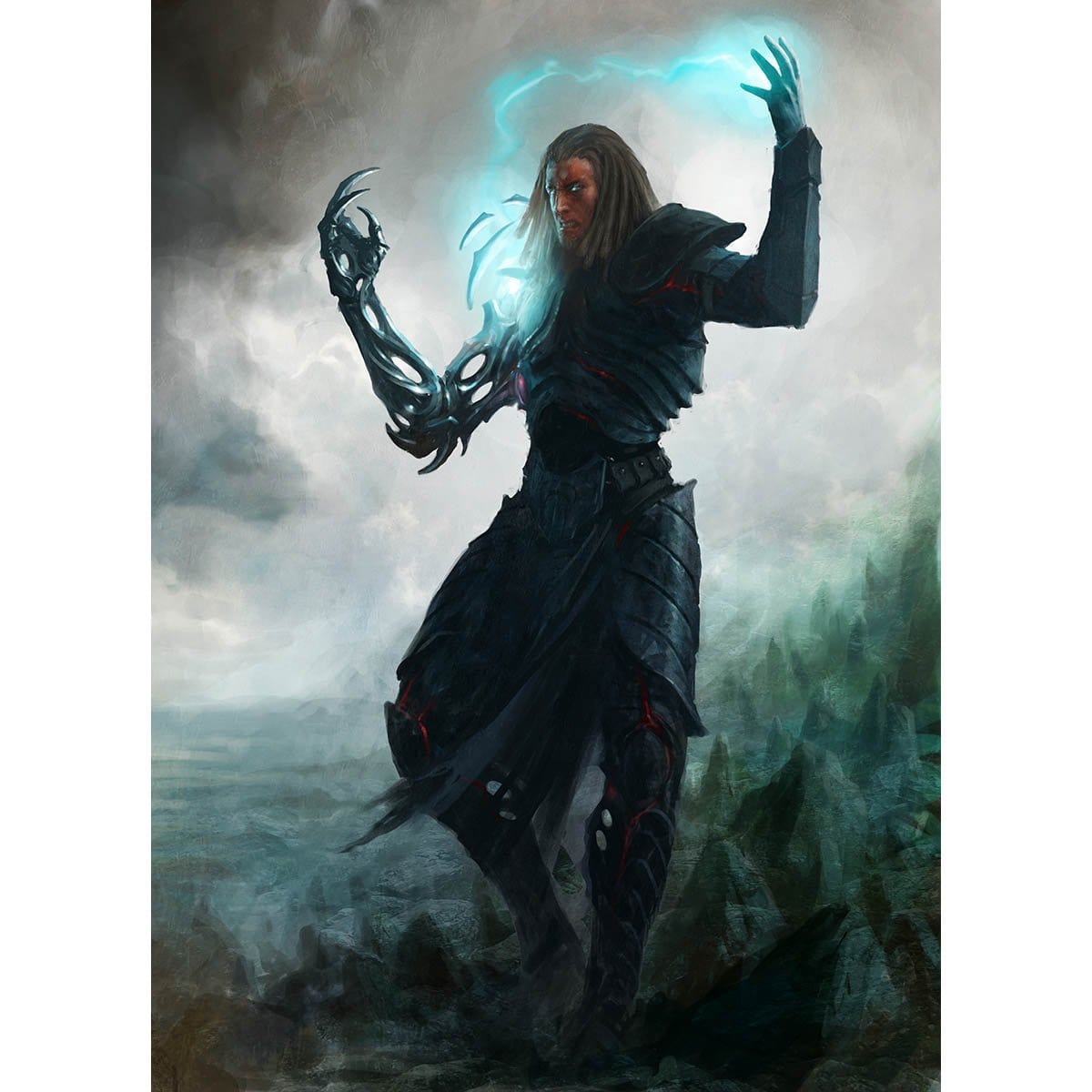 Tezzeret the Seeker Print - Print - Original Magic Art - Accessories for Magic the Gathering and other card games