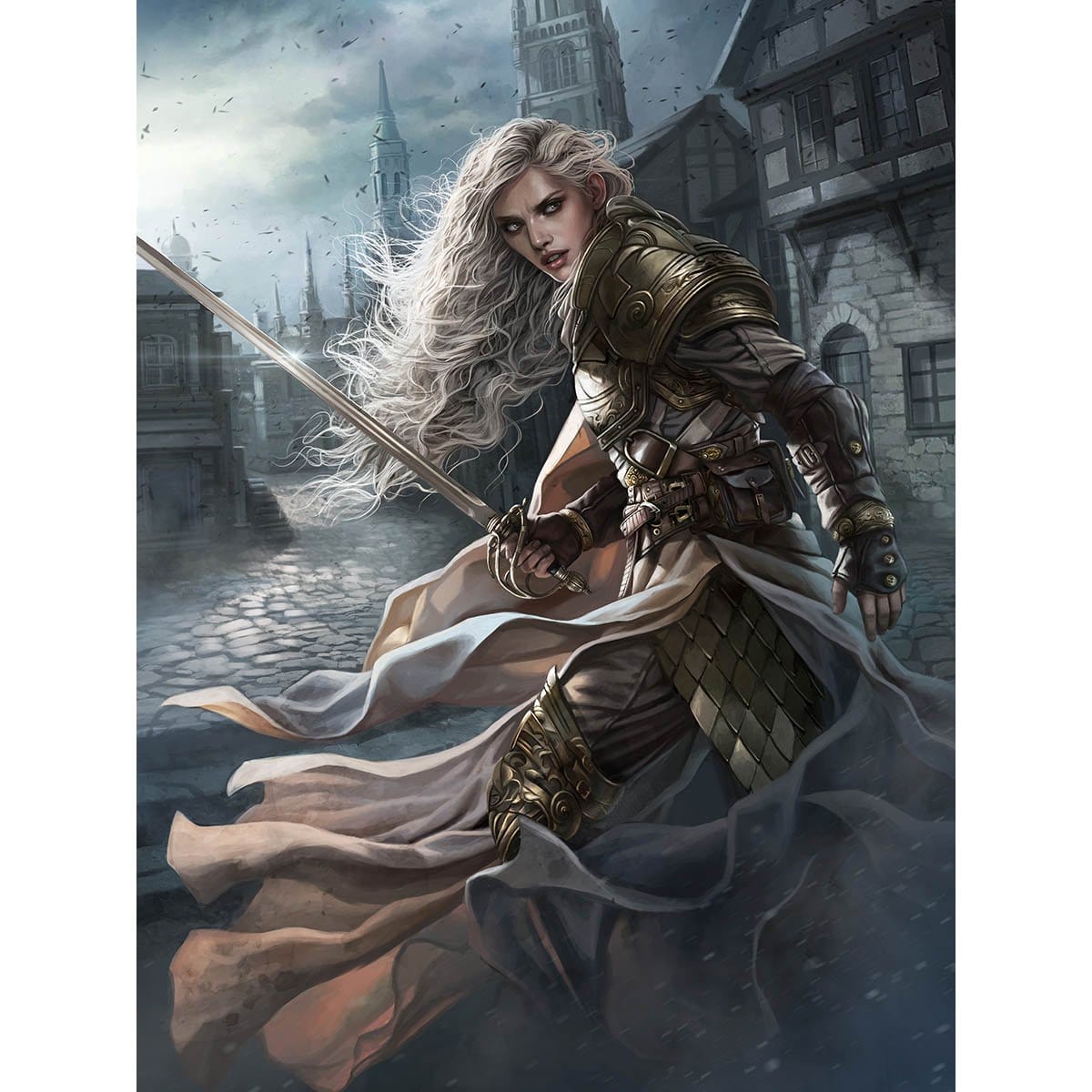 thalia mtg cards Thalia, Heretic Cathar (Rainbow Foil) Secret Lair Series (SLD) #1428 What is the difference between Mint Thalia, Heretic Cathar Print -