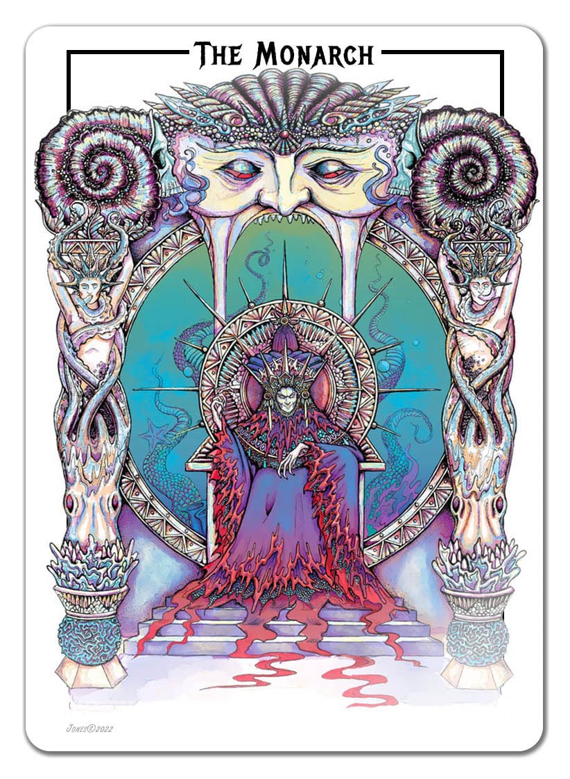 The Monarch Token by Justine Jones - Original Magic Art The Monarch Token by Justine Jones - Original Magic Art