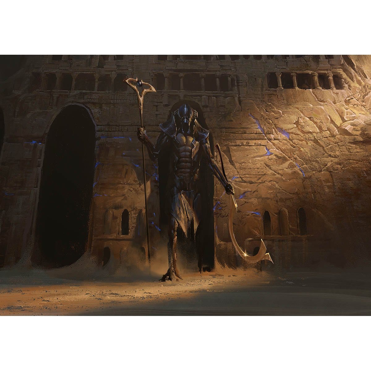 Amonkhet Invocations Tagged "God" - Original Magic Art Amonkhet Invocations Tagged "God" - Original Magic Art