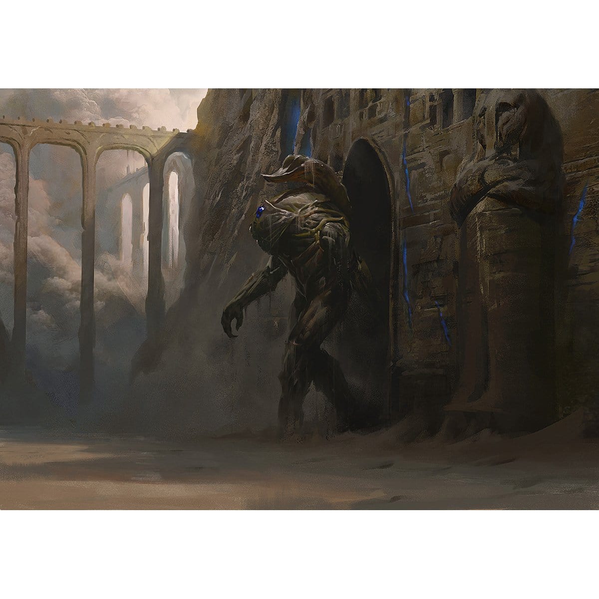 The Scorpion God Print - Print - Original Magic Art - Accessories for Magic the Gathering and other card games