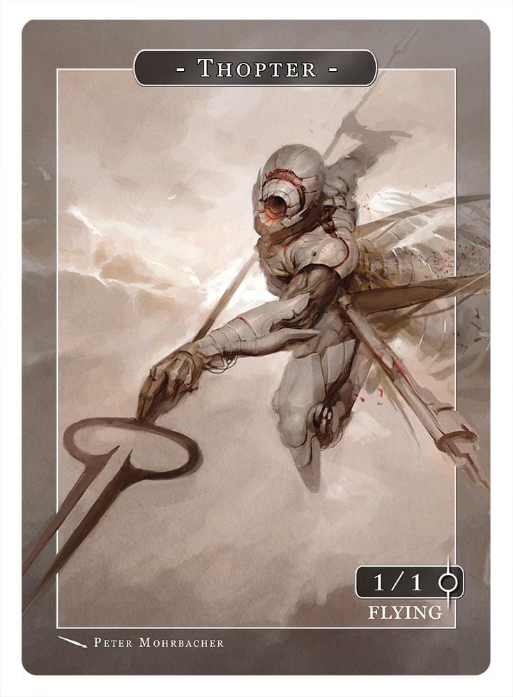 Thopter Token (1/1 - Flying) by Peter Mohrbacher