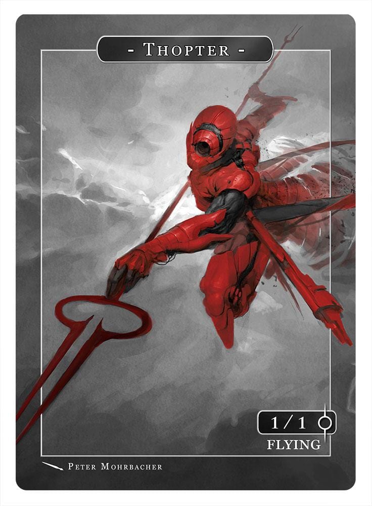 Thopter Token (1/1 - Flying) by Peter Mohrbacher